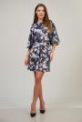 Elegant flower kimono dress 72221-913