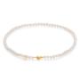 Fresh water pearl necklace 5,5-6mm R172NWG Swan