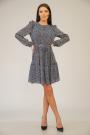 Rochie neagra florala dama 72137-914