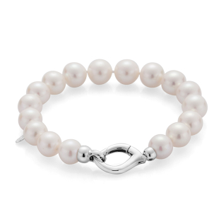 Bracelate with fresh water white pearls R1174BW Swan