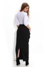 Black long ladies skirt with front pockets Avangard
