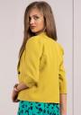 Women's short jacket in mustard color with buttons Avangard