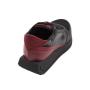 Women's natural leather sneakers in black with red edging 2020BLACKRED