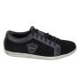 Men's black suede leather trainers 33639