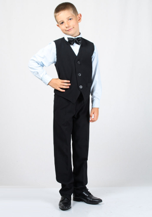 Set vestă, cămaşă şi pantaloni pentru băieţi Rumena