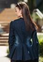 Sacou în tentă albastru denim de damă Avangard