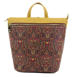 Women's backpack with ethnic motifs 893-109
