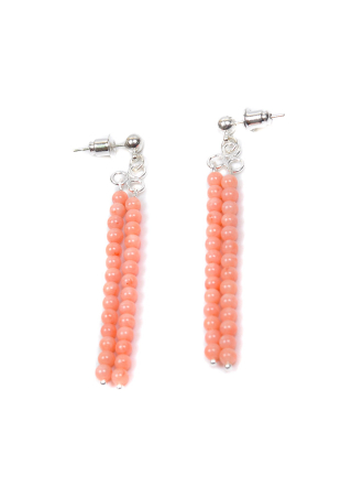 Обици с розови коралчета Dannyra Jewels