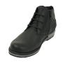 Ghete barbati din piele naturala de culoare negru cu elastic in spate 32542