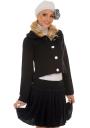Set of Knited Coat and Skirt in Dark Blue Z-2011/2012