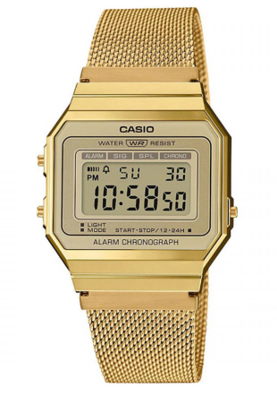 Унисекс часовник Casio Vintage Milanaise Band A700WEMG-9AEF