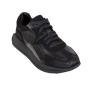 Дамски спортни черни маратонки от естествена кожа 3018BLACK