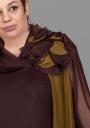 Макси рокля от тюл с подплата и асиметричен елек ILINA Fashion