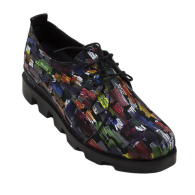 Pantofi dama casual pictura in ulei dreapta 2108PICASSO