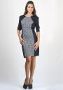Rochie ​​cu două modele - pipit și neagră cu mâneci 3/4 BF RUMENA