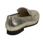 Women's moccasins elegant model low heel natural leather color gold KARLA01GOLD