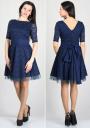 Rochie de culoare albastră BF RUMENA