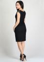 Rochie negră cu dantelă RUMENA