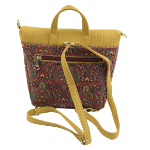 Women's backpack with ethnic motifs 893-109