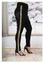 Women's pants type poture with golden edging  Avangard