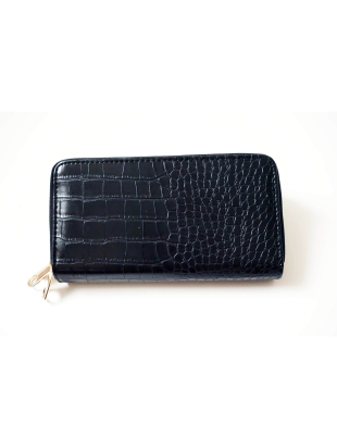 Women's Black Purse Snake Print 8284-2