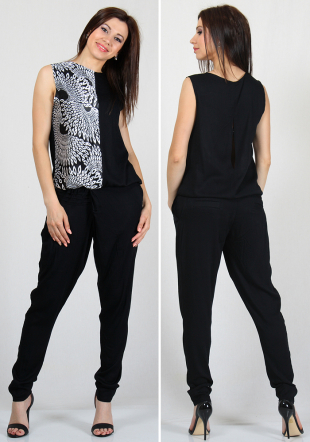 Top with attractive decorand trousers BF RUMENA