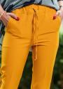 Women's set of shirt and pants color mustard Avangard