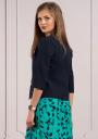 Women's short jacket in blue with buttons Avangard 