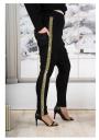 Women's pants type poture with golden edging  Avangard