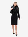 Long coat in black color 11815-3