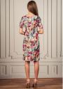 Women's elegant linen dress with flowers Avangard