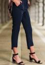 Women's set of floral shirt and indigo pants Avangard