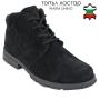 Ghete clarks dama de culoare negru din piele naturala cu captuseala calda
