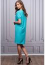 Women's elegant dress with short sleeves mint color Avangrard 