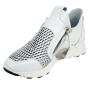 Дамски спортни бели обувки от естествена кожа с мрежа Delaya02white