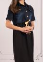 Women's dress cut with denim top Avangard 