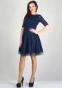 Rochie de culoare albastră BF RUMENA