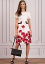 Women's formal dress in right poppies Avangard