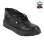 Дамски обувки от черна естествена напа 975black