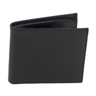 Men's black leather wallet 32880