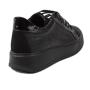 Women's sneakers in black color made of natural leather 3072BLACK