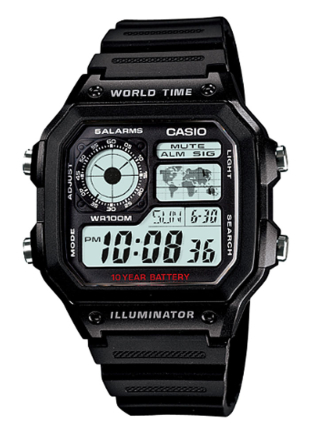 Мъжки часовник Casio AE-1200WH-1AVEF