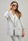 Gray elegant women's jacket 42201-902