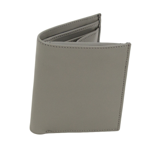 Men's grey leather wallet 32879