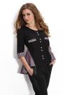 Ladies shirt in black and pink Avangard