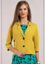 Women's short jacket in mustard color with buttons Avangard