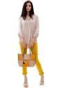 Women's bag in yellow and pink squares
