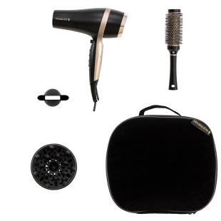 Set uscator de par, difuzor si perie Remington D6940GP