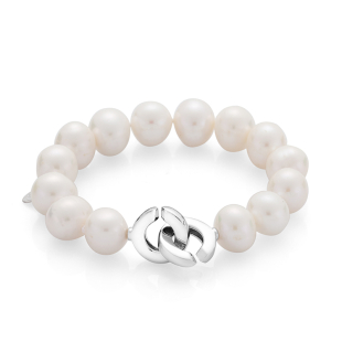 Bracelate with fresh water white pearls R1062ABW Swan