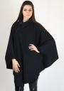 Poncho negru de damă  BF RUMENA